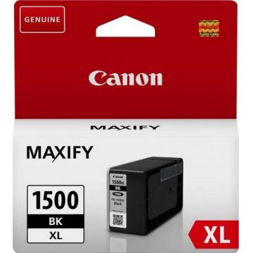 Cartus Canon PGI-1500XL BK, acoperire 1200 pagini, 34.7 ml (Negru)