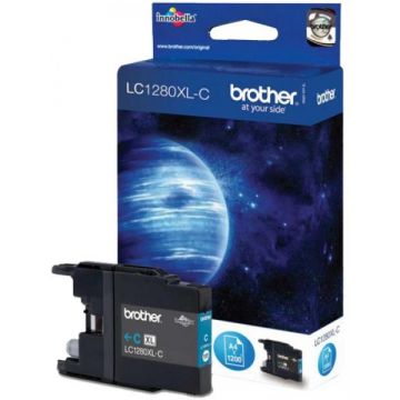 Cartus cerneala Brother LC-1280XLC (Cyan - de mare capacitate)