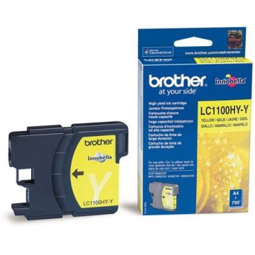 Cartus cerneala Brother LC1100HYY (Galben - de mare capacitate)