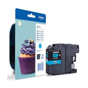 Cartus cerneala Brother LC123C (Cyan)