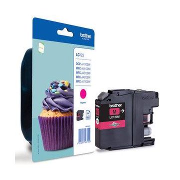Cartus cerneala Brother LC123M (Magenta)