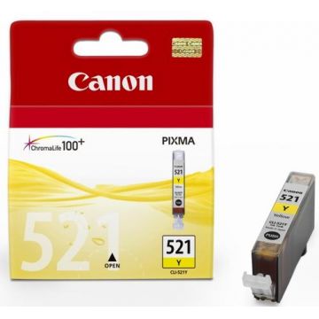 Cartus cerneala Canon CLI-521Y (Galben)