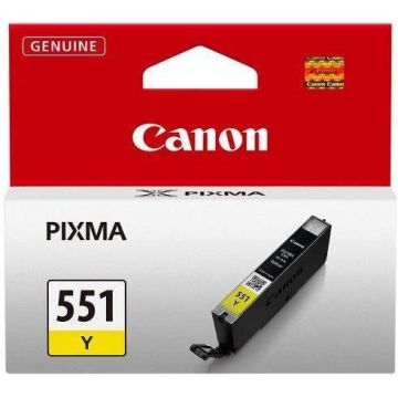 Cartus cerneala Canon CLI-551Y (Galben)