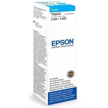 Cartus cerneala Epson C13T66424A, 70 ml (Cyan)