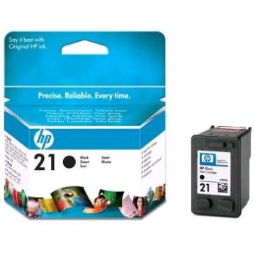Cartus cerneala HP 21, acoperire 150 pagini, 5ml (Negru)