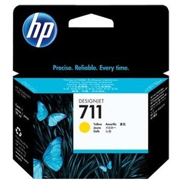 Cartus cerneala HP Designjet 711, 29 ml (Galben)