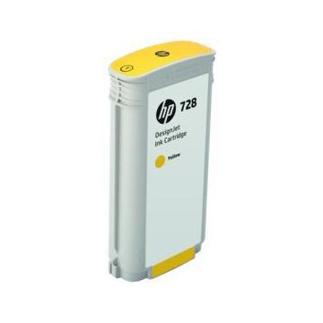 Cartus cerneala HP DesignJet 728, 130 ml (Galben)