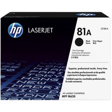 Toner HP 81A LaserJet, 10500 pagini (Negru)