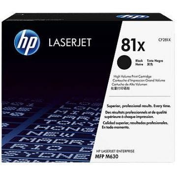 Toner HP 81X LaserJet, 25000 pagini (Negru - capacitate extinsa)