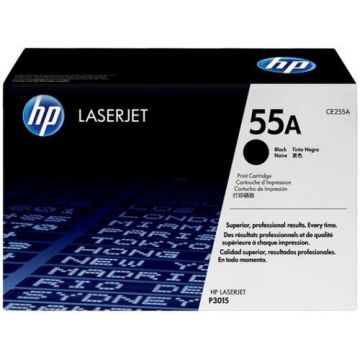 Toner HP LaserJet 55A, 6000 pagini (Negru)