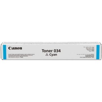 Toner Canon 034C, acoperire aprox. 7300 pagini (Cyan)