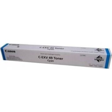 Toner Canon C-EXV 49C, acoperire 19000 pagini (Cyan)