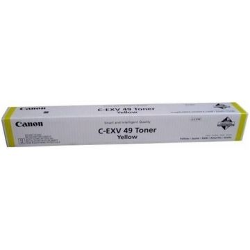 Toner Canon C-EXV 49Y, acoperire 19000 pagini (Galben)