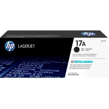 Toner HP LaserJet 17A, acoperire aprox. 1600 pagini (Negru)