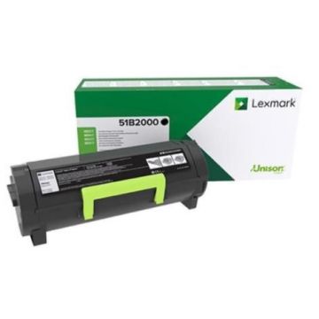 Toner Lexmark 51B2000, 2500 pagini (Negru)