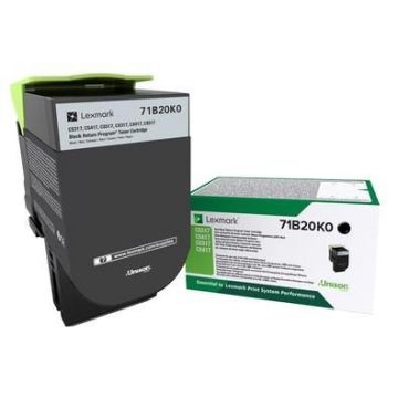 Toner Lexmark 71B20K0, 3000 pagini (Negru)