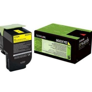 Toner Lexmark 80C2XYE, 4000 pagini (Galben)
