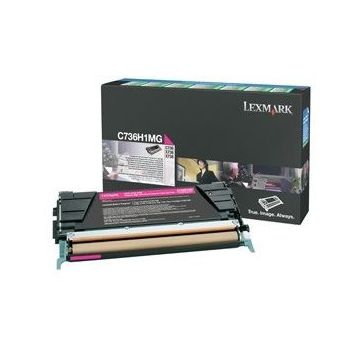 Toner Lexmark C736H1MG (Magenta - de mare capacitate - program return)