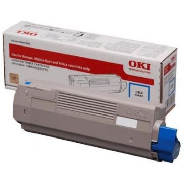 Toner OKI 46508715, acoperire aprox. 1500 pagini (Cyan)