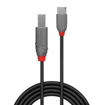 Cablu imprimanta Lindy LY-36941, 1m,  USB 2.0 Tip A - Tip B