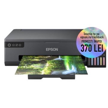 Imprimanta Foto Epson L18050, InkJet CISS, A3+, Retea, Wireless (Negru)