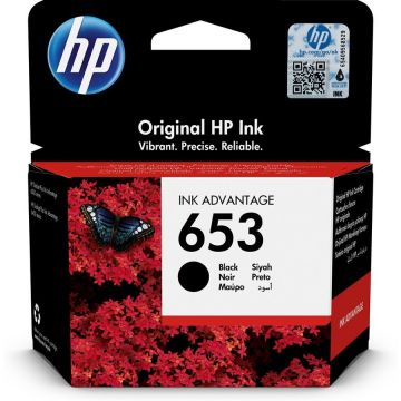 HP Cartus cerneala HP 653, Negru