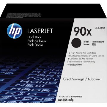 HP Set 2 cartuse HP HPTON-CE390XD, Negre