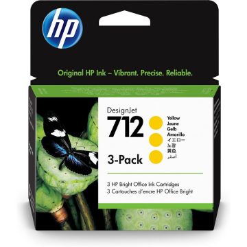 HP HP Cartus 712 Yellow Tri-Pack