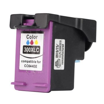 Cartus compatibil HP 300 CC644E Tricolor pentru imprimante HP, 15 ml