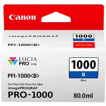 Canon Cartus cerneala Lucia Pro PFI-1000 Blue pentru imagePROGRAF PRO-1000