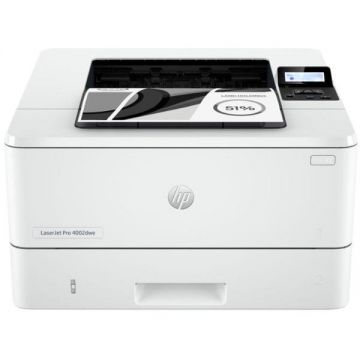 HP Imprimanta Monocrom HP Plus LaserJet Pro 4002dwe, A4, Duplex, Retea, Wireless, Alb