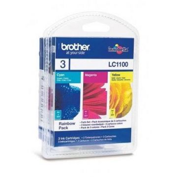 brother Pachet Brother LC1100 CMY | DCP395CN/DCP585CW/DCP6690CW