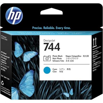 HP Cap Printare HP 744, Negru Photo/Cyan