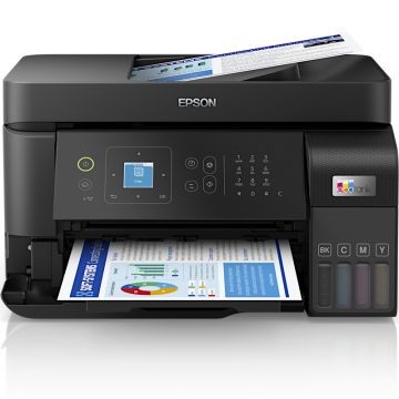Multifunctionala Epson EcoTank L5590, InkJet CISS, Color, Format A4, Retea, Wi-Fi, Fax