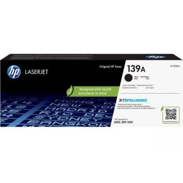 HP Toner imprimanta, HP, Compatibil cu HP W1390A (139A), 1500 pagini, Negru