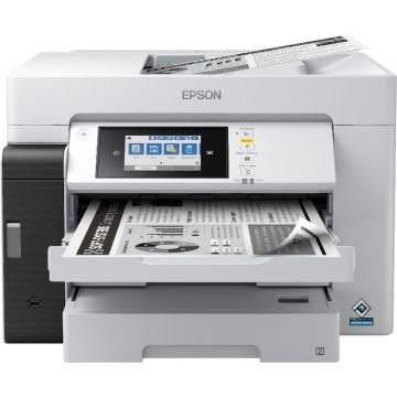 Multifunctionala Epson EcoTank Pro M15180, InkJet CISS, Monocrom, Format A3, Duplex, Retea, Wi-Fi Multifunctionala Epson EcoTank Pro M15180, InkJet CISS, Monocrom, Format A3, Duplex, Retea, Wi-Fi
