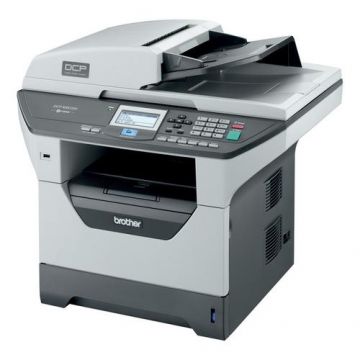 Multifunctionala refurbished Laser Monocrom Brother DCP-8060, 30 ppm, Copiator, Scanner, 1200 x 1200 dpi, USB, Paralel