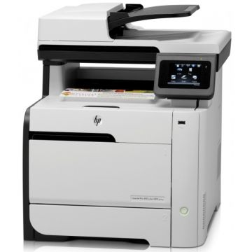 Multifunctionala Second Hand Laser Color HP LaserJet Pro MFP M475DN, A4, 21ppm, 600 x 600, Scanner, Copiator, Fax, Duplex, USB, Retea