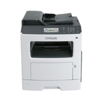 Multifunctionala Second Hand Laser Monocrom LEXMARK MX410de, A4, 38 ppm, 1200 x 1200 dpi, Duplex, Copiator, Scanner, USB, Retea