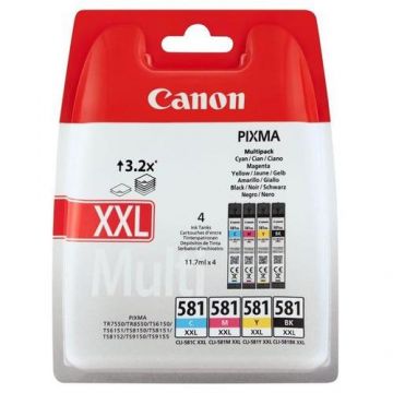 Pachet de cartuse imprimanta, Canon, CLI581XXL, Multicolor