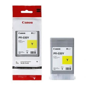 Cartus Cerneala Canon PFI-030Y, 55 ml (Galben)