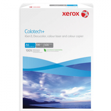 Hartie Copiator A4 Xerox Colotech, 500 Coli/Top, 100 g/m²