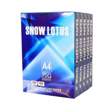 Set 5 Topuri Hartie Copiator SNOW LOTUS, A4, 500 Coli/Top, 70 g/m²