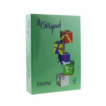 Top 500 Coli Hartie Colorata Favini, A4, Verde Inchis, 80 g/m²