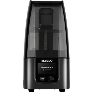 Elegoo Imprimanta printare 3D, Elegoo, Mars 4 Ultra, MSLA, 9K, Wi-Fi, Rezolutie 8520x4320, 150mm/h, Negru