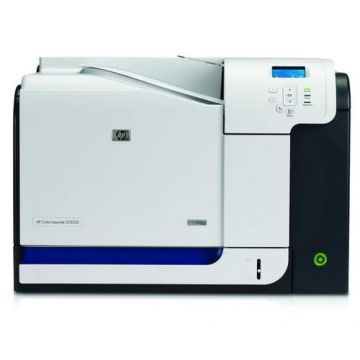 Imprimanta refurbished Laser Color HP LaserJet CP3525DN, 30 ppm, 1200 x 600 dpi, Duplex, USB, Retea