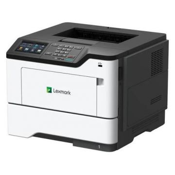 Imprimanta Refurbished Laser Monocrom Lexmark MS622dn, A4, 50 ppm, 1200 x 1200 dpi, Retea, USB, Duplex