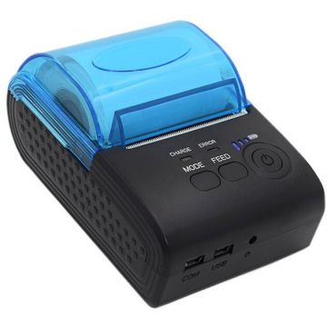 Imprimanta Termica Portabila Bluetooth 58mm Rola XL Windows Android Ios Usb Com Negru Imprimanta Termica Portabila Bluetooth 58mm Rola XL Windows Android Ios Usb Com Negru