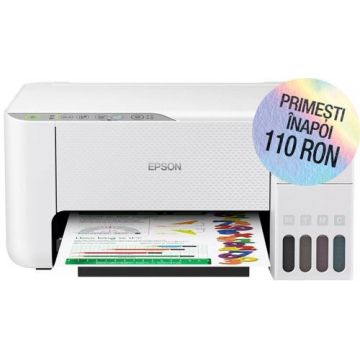 Multifunctional Inkjet Epson EcoTank L3276, A4, Color, 10 ppm, USB, Wireless (Alb)