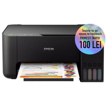 Multifunctional Inkjet Epson L3230, A4, Color, 10 ppm, USB (Negru)